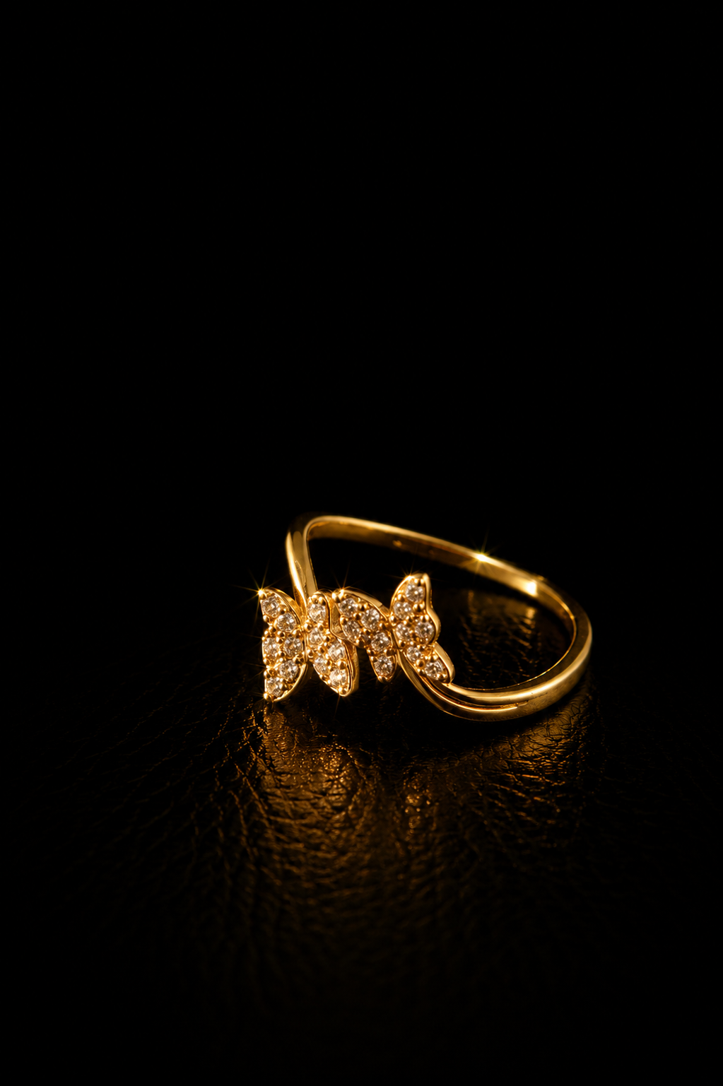 14k Small Butterfly Ring