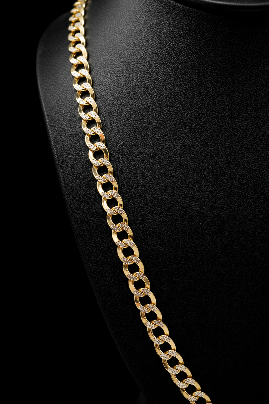 14k Cuban Curb Two-Tone - 6.38mm 22in
