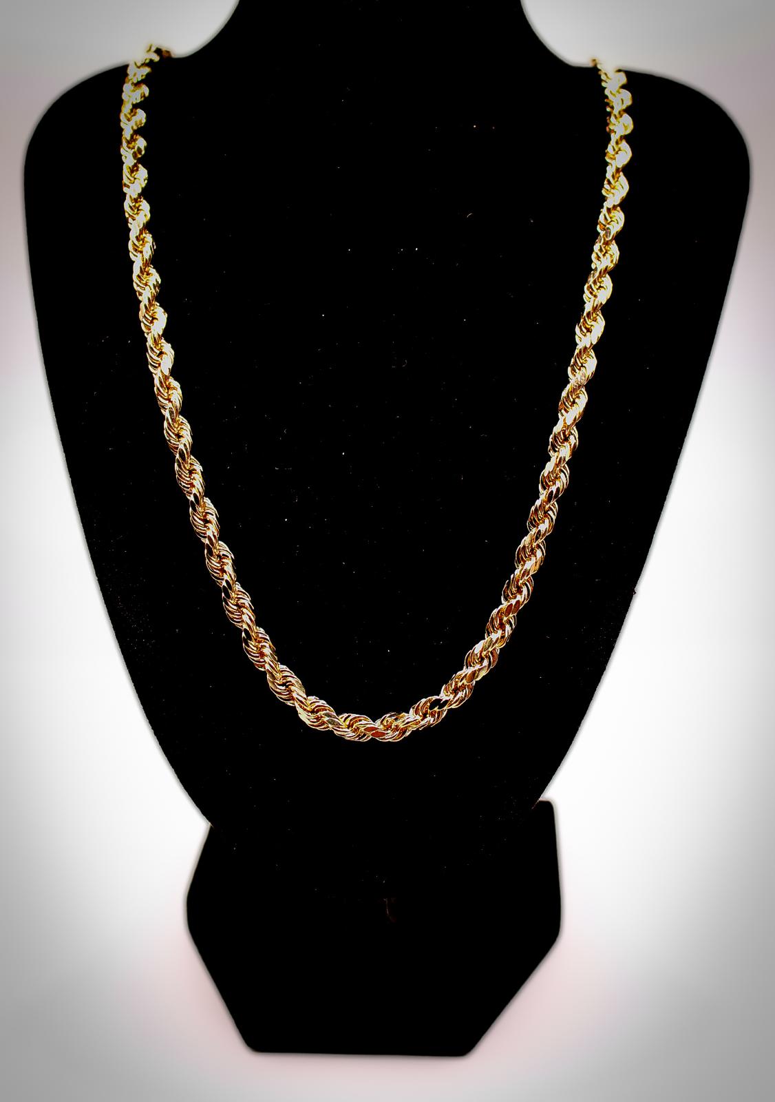 Twisted Rope Chain Necklace