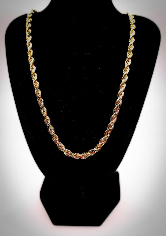Twisted Rope Chain Necklace