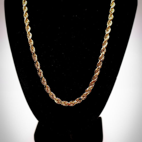 Twisted Rope Chain Necklace
