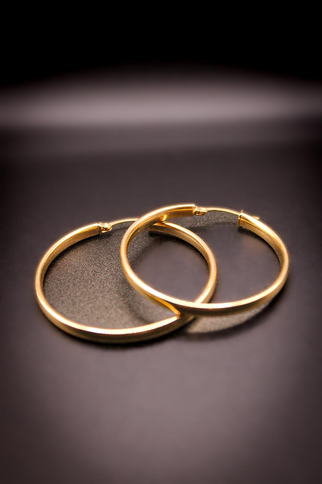 Classic Gold Hoop Earrings