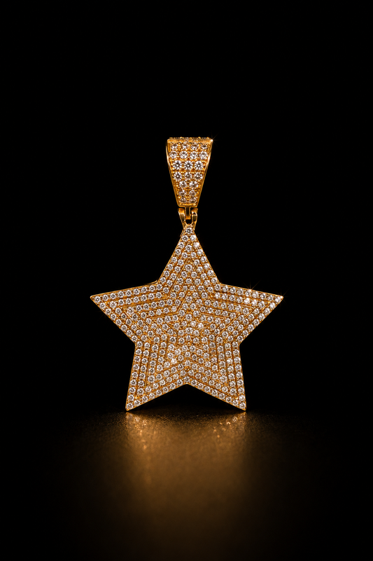 14k Gold Ice Star