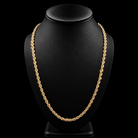 14k Rope Chain - 22in 2.38mm