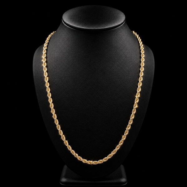 14k Rope Chain - 22in 2.38mm
